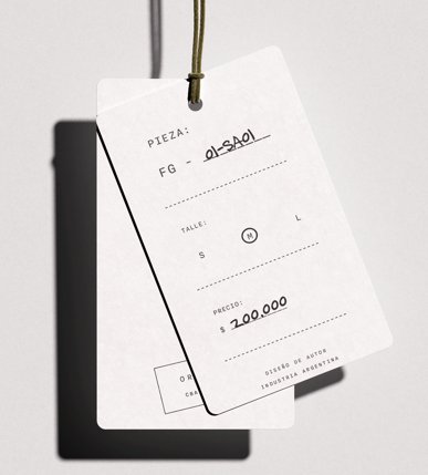Ficha de pieza nuevos trapos: pieza, talle, precio