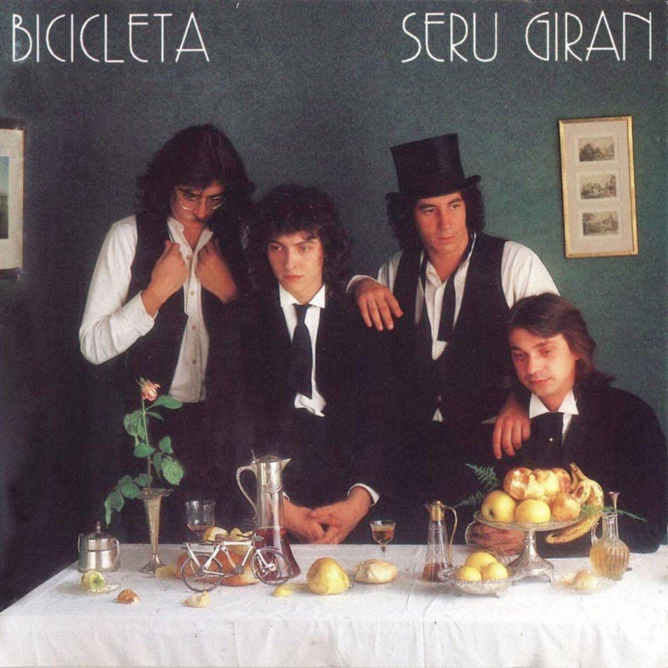 Tapa del álbum Bicicleta — Serú Girán